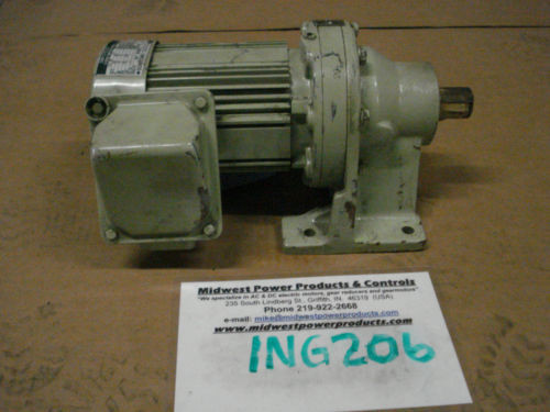 Sumitomo Cyclo gearmotor CNHMS-05-4095YC-29, 292 rpm, 29:1, 5hp, 230/460,inline