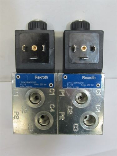 Rexroth L711 Series, Double Bank 8/2, 24 vdc, Directional Flow Diverter Valves