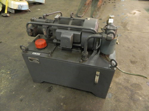 Nachi 3 HP 22kW Complete Hyd Unit w/ Tank,# S-3382-6, PVS-1B-19N1-2408B Used