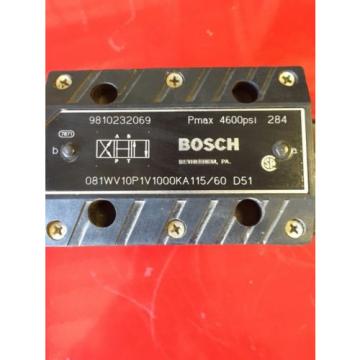 Bosch Egypt Dutch Hydraulic Valve Model O81WV10P1V1000KA115/60  9810232069