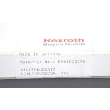 Origin SEALED BOSCH REXROTH R961000746 CARTRIDGE VALVE SEAL KIT LC50A/B/DB/DR-7X