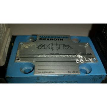 Rexroth 4WE6E60/EG24N9Z 55LV Directional Control Valve RR00880060 Spool Type E