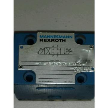 Rexroth 4WE6E60/EG24N9Z 55LV Directional Control Valve RR00880060 Spool Type E