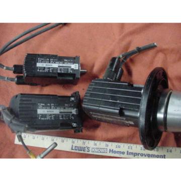 Lot of 3 Bosch Rexroth A/C Servo Motors  Free Shipping