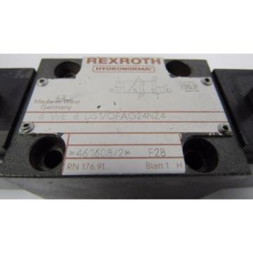 REXROTH 4 WE 6 D51/OFAG24NZ4 F28 24V DC 26W HYDRONORMA VALVE  USED