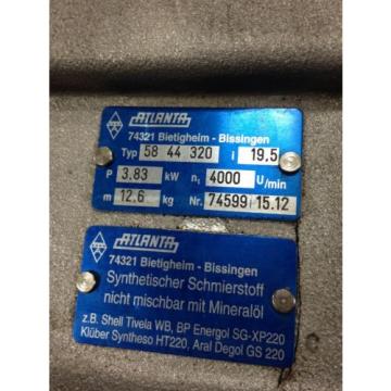 REXROTH INDRAMAT PERMANENT MAGNET MKD071B-061-KG1-KN W/ ATLANTA 58 44 320 USED1E