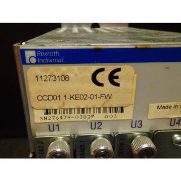 INDRAMAT REXROTH CLC CONTROLLER_CCD011-KE02-01-FW_11273108