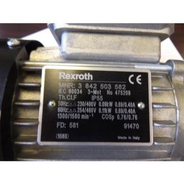 WHOLESALE LIQUIDATION REXROTH DRIVE MOTOR 3 842 503 582