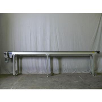 Rexroth Aluminum Frame Conveyor 146#034; X 13#034; X 38#034; W/ Rexroth Motor 3 843 532 033