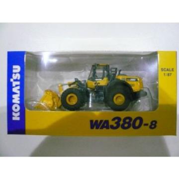 1/87 Komatsu Official WA380-8 Wheel Loader diecast model rare item