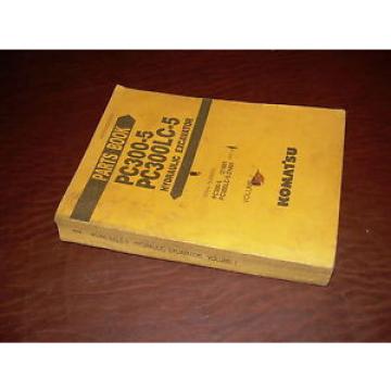 KOMATSU 300 PC300 -5  EXCAVATOR PARTS CATALOG BOOK MANUAL