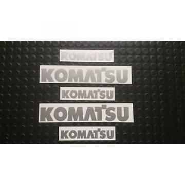 KOMATSU STICKERS DECALS FORKLIFT MINI DIGGER EXCAVATOR