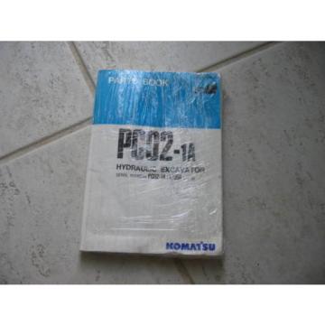 Komatsu PC02-1A Hydraulic Excavator Parts Book (English)