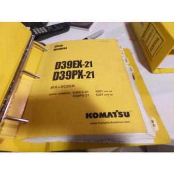 KOMATSU D39EX-21 D39PX-21 BULLDOZER SHOP MANUAL S/N 1001 &amp; UP