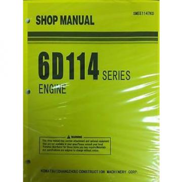 Komatsu 6D114 Series Engine Factory Shop Service Repair Manual