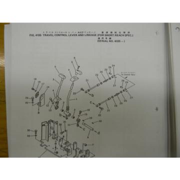 Komatsu PC50-UU1 mini excavator parts manual