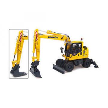 Komatsu PW148-10 Wheeled Excavator - 1:50 Scale by Universal Hobbies