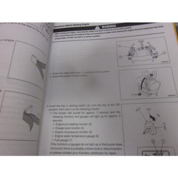 Komatsu PC40MRX-1 PC45MRX-1 Hydraulic Excavator Operation &amp; Maintenance Manual