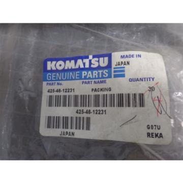 GENUINE KOMATSU 10460936000 PACKING, 425-46-12231, 4254612231, NOS