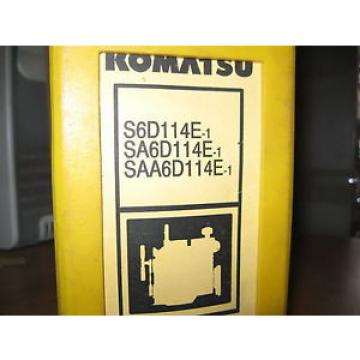 Komatsu S6D114E-1, SA6D114E-1, SAA6D114E-1 SERIES ENGINE Shop Manual