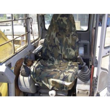 CAMO EXCAVATOR SEAT COVER HIGH BACK , CAT, JOHN DEERE, CASE, LINK BELT, KOMATSU