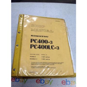 Komatsu PC400-3, PC400LC-3 Shop Manual SEBM02080307