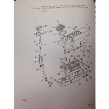 KOMATSU PC120-6 Hydraulic Excavator Parts Manual Book