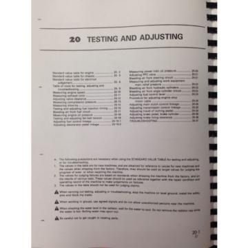 Komatsu D20P-7 D21A-7 D21PG-7A Dozer Shop Service Repair Manual SEBM001408