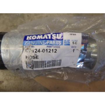 1 NEW KOMATSU 07124-01212 HOSE ASSEMBLY NNB *** MAKE OFFER ***