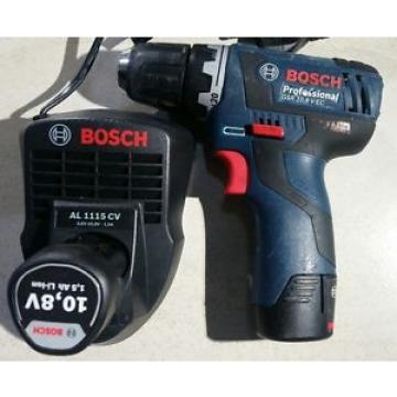 TRAPANO AVVITATORE BOSCH GSR 10,8 V-EC PROFESSIONALE 2 BATTERIE + CARICATORE