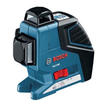 Bosch GLL3-80P 360° 3-Plane Leveling Alignment Line Laser Level Combo L-Boxx2