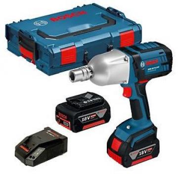 Bosch GDS 18 V-LI HT High Torque Impact Wrench inc 2x 4Ah Batts