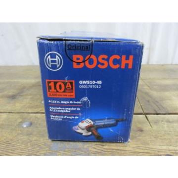 NEW Bosch 4-1/2 In Angle Grinder GWS10-45