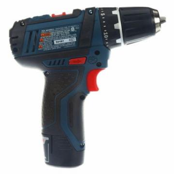 Bosch Li-Ion Drill/Driver Cordless Power Tool Kit 3/8in 12V Keyless PS31-2A