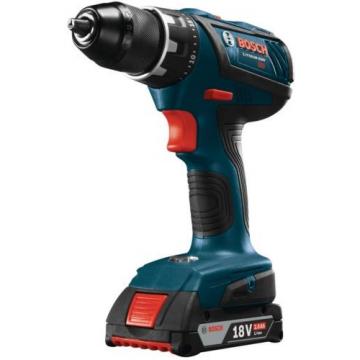 Bosch Li-Ion Drill/Driver Kit Cordless Power Tool Kit 1/2in 18V Keyless L-Boxx