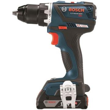 Bosch Li-Ion Drill/Driver Cordless Power Tool Kit 1/2in 18V Keyless DDS183-02