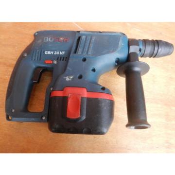 Bosch-GBH-24VF-24V-cordless-rotary-hammer-drill-2-batteries-charger-user manual