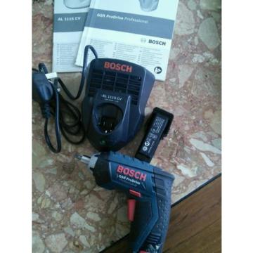 Bosch GSR ProDrive Cordless Drill/Screwdriver. 2 batteries, charger +soft case