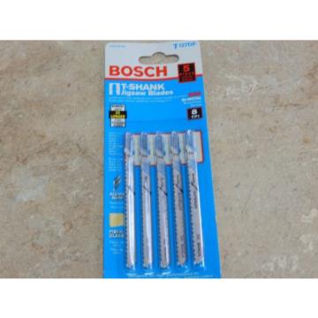 BOSCH 4&#034; Aluminum Cutting T-Shank Jigsaw Blade, 8 TPI, 5-Piece