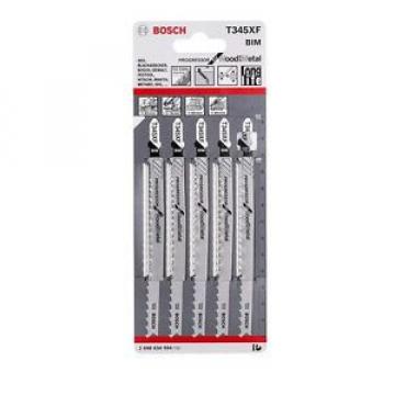 Bosch T345XF Jigsaw Blades Pk5 X1 Pack