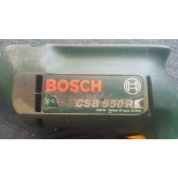 BOSCH CSB 550 RE HAMMER DRILL