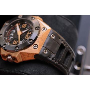 LINDE WERDELIN Octopus II MOON TATOO 18k rose gold mens automatic watch Limited