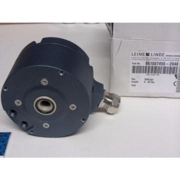 LEINE LINDE 861007455-2048 Heavy Duty Hollow Shaft Encoder, Incremental, 2048ppr