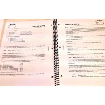 Linde Electric Lift Truck E14-E20 With Shunt Drive &amp; LLC Training Manual (4234)