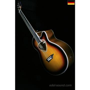 40` Westerngitarre Nika sunburst, breiter Hals, Decke Fichte Korp. Linde, Cut EQ