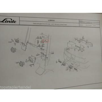 Deviosgancio sterzo Interruttore Linde no. 0009732612 Tipo E20/25/30 H12/15 BR