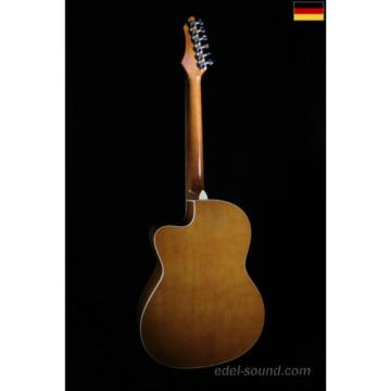 40` Westerngitarre Luisa sunburst, breiter Hals, Decke Fichte Korp. Linde Cut EQ