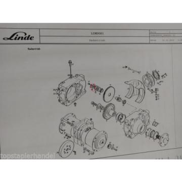 Couvercle Entraînement de roue Linde No. 009182042 Type E16/12/15/16 H12 BR