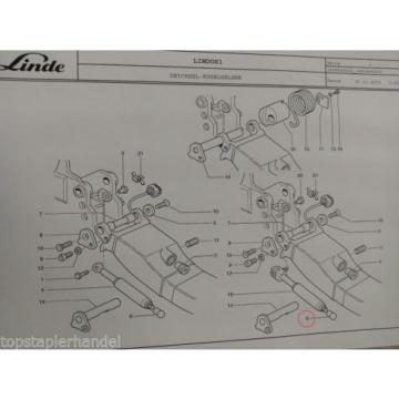 Kugelschraube Dämpfer Deichsel  Linde 0039342000  T16/18/20 L10/12 BR 360,379