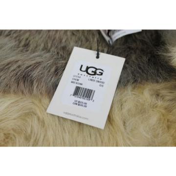 UGG LINDE CHESTNUT SHEEPSKIN LEATHER SNOOD SCARF WRAP ONE SIZE RETAIL $525